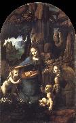 Leonardo  Da Vinci The Virgin of the Rocks oil painting picture wholesale